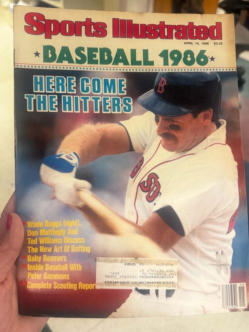 Sports Illustrated April 14 1986 Wade Boggs Baseball Issue Boston Red Sox